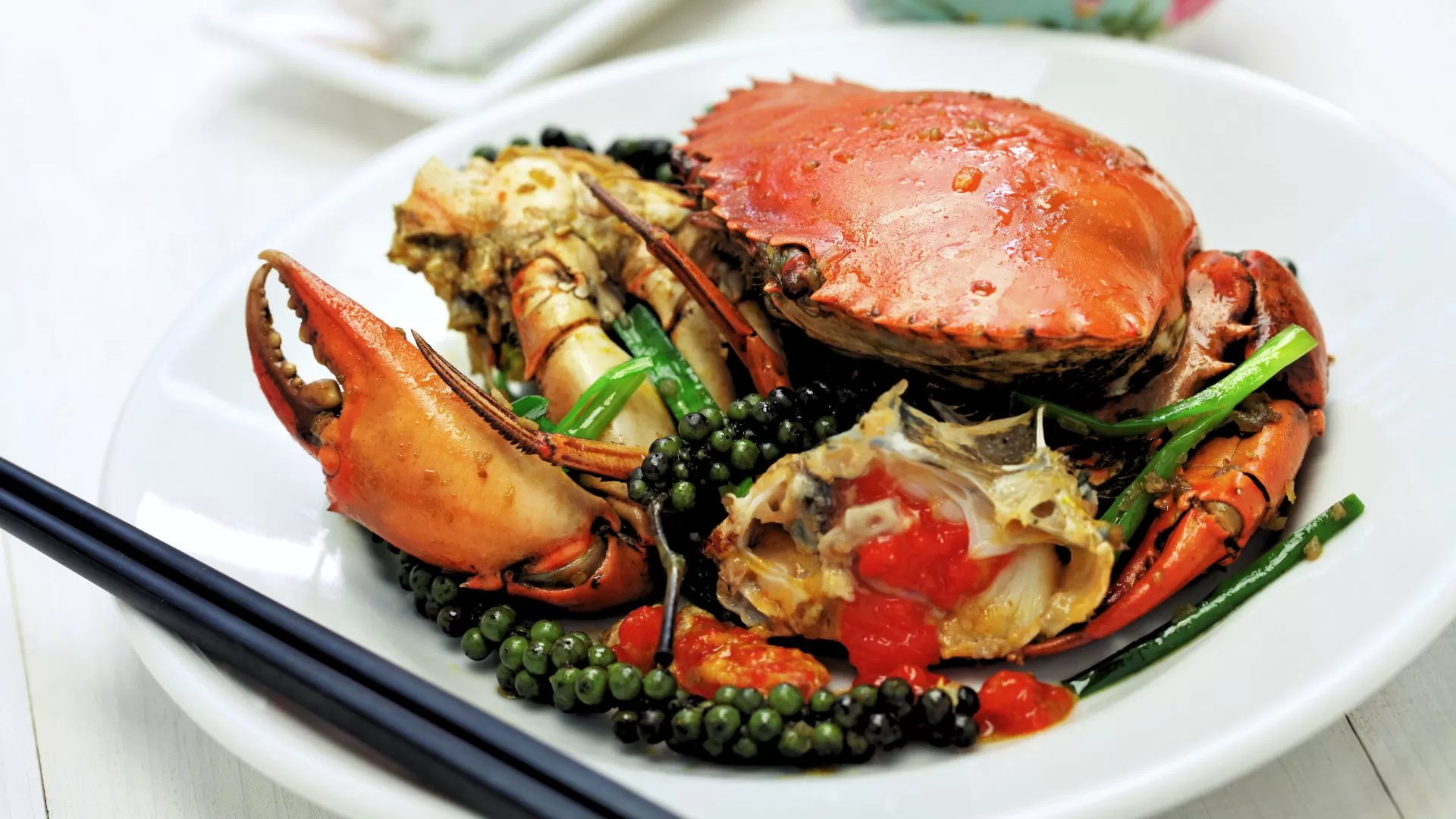 Cha Kdam – Stir-fried crab with Kampot pepper