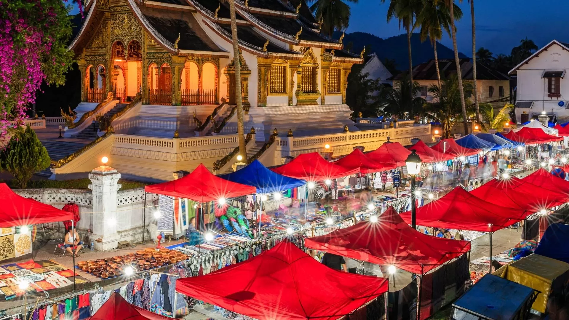 Laos night market