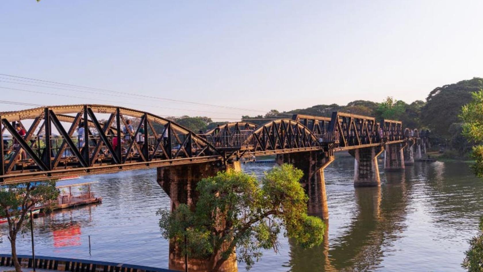 Visit the famous Bridge on the River Kwai