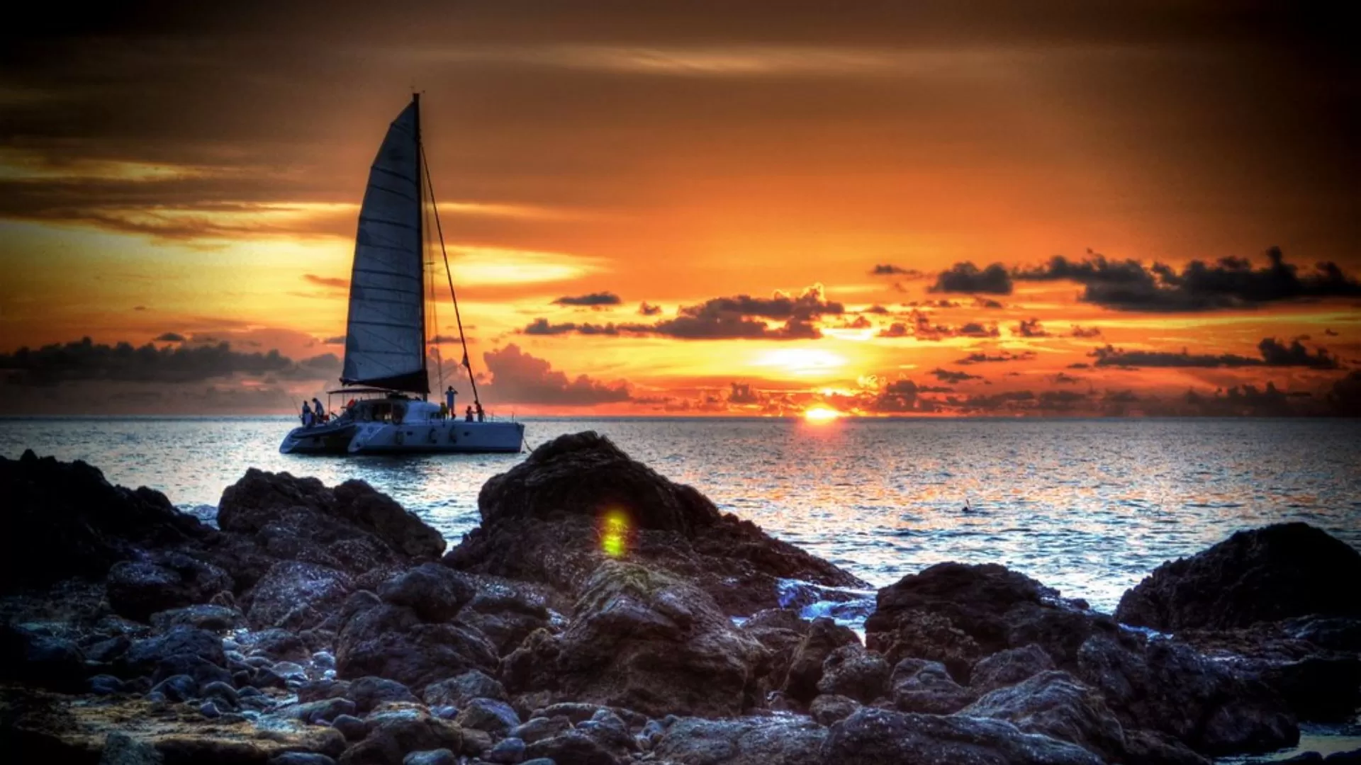 Crépuscule à Ya Nui