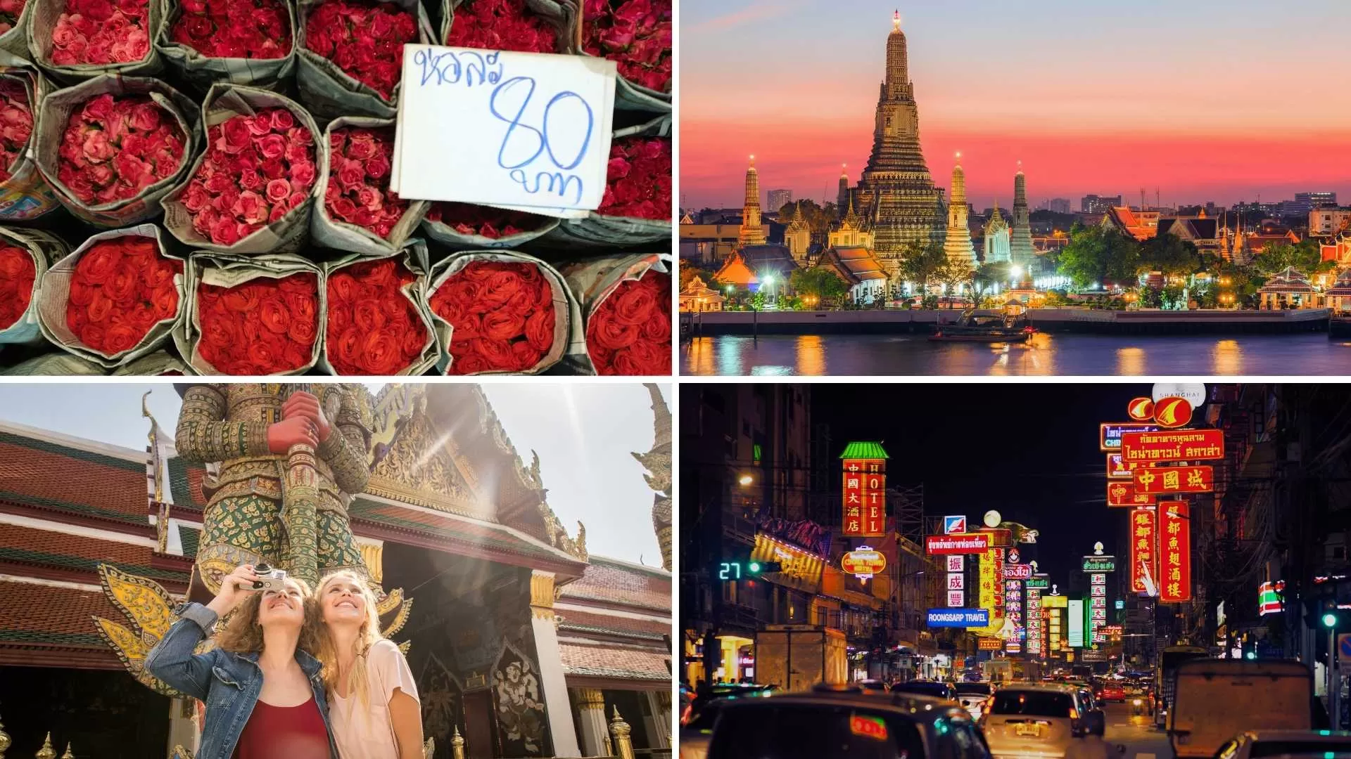 The bustling city Bangkok