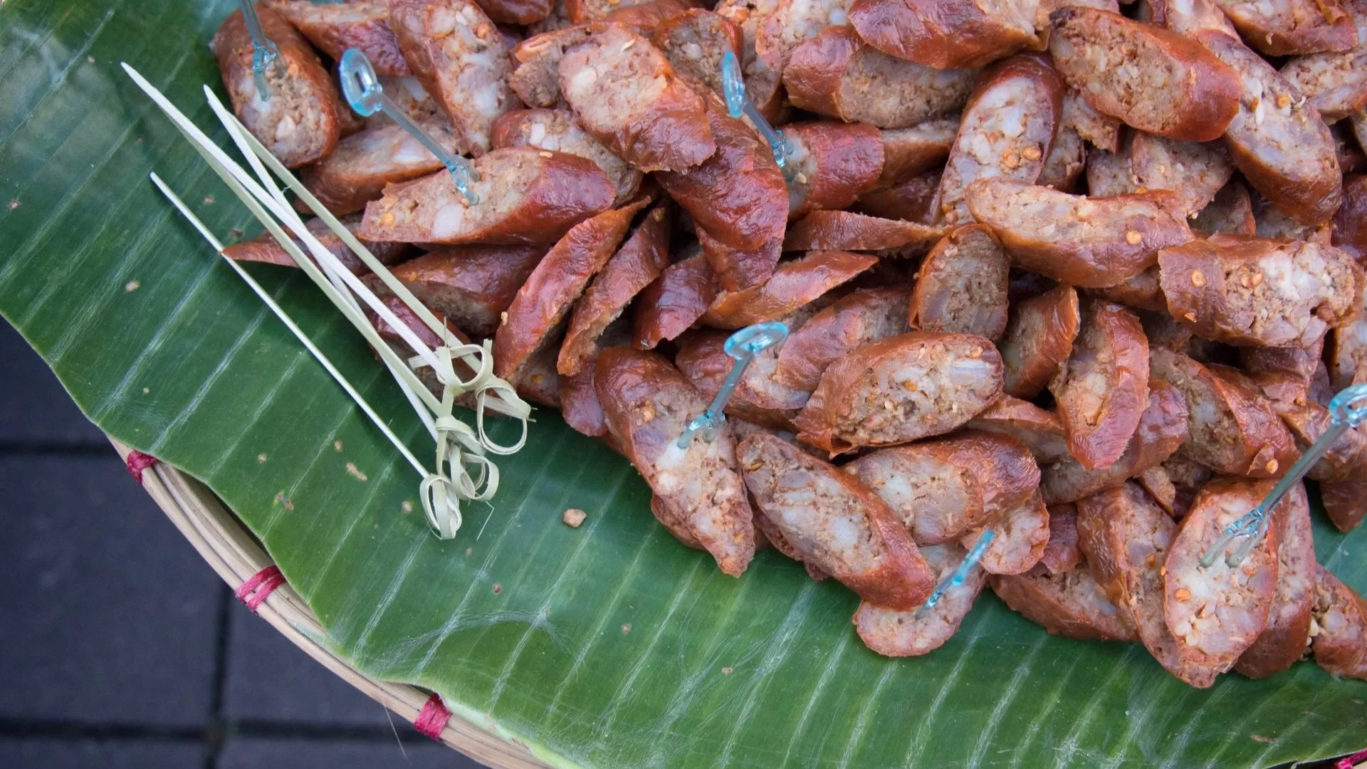 Gastronomie de montagne en Thaïlande - Sai Oua