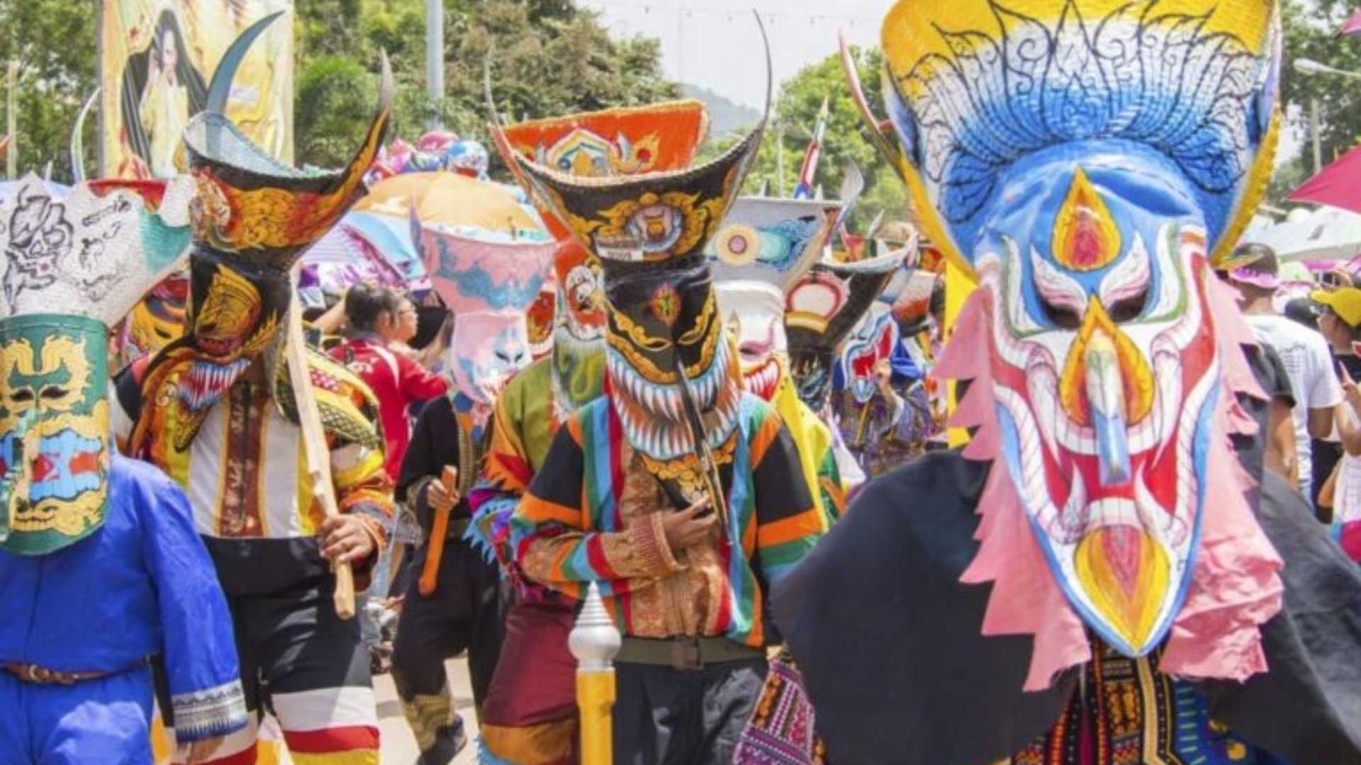 Phi Ta Khon festival in Thailand