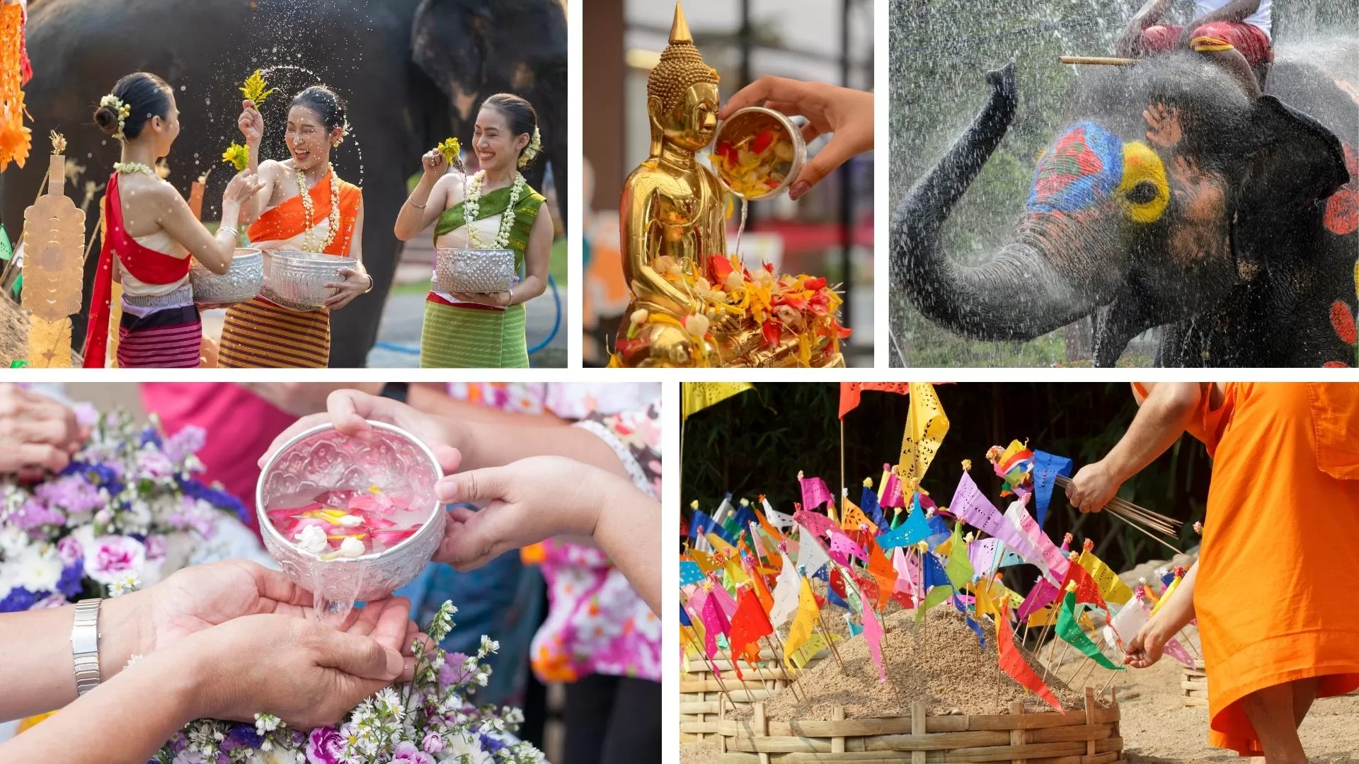 Songkran festival in mid-April - Best time for visiting Chiang Rai