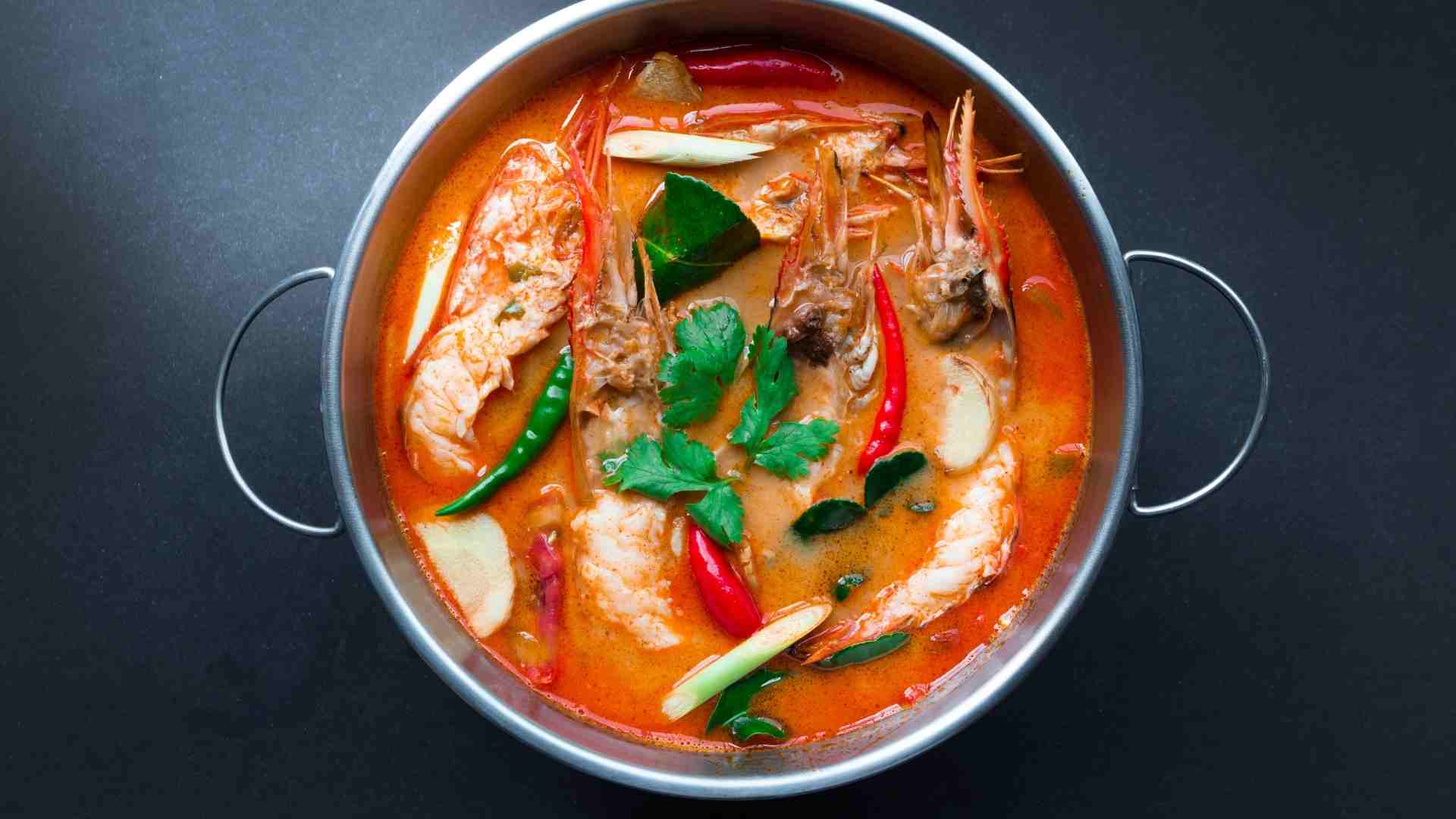 Tom Yum (Lemongrass and shrimp soup)