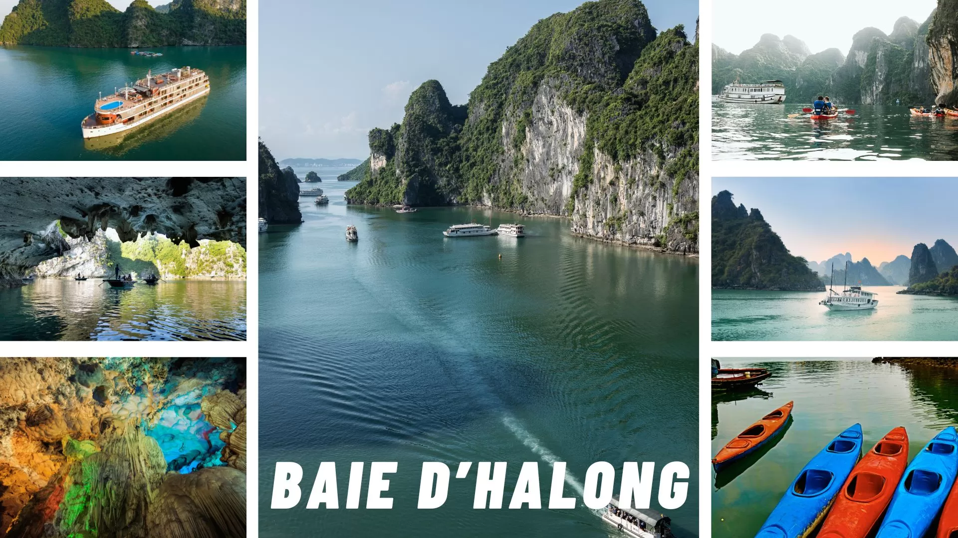 Les paysages majestueux de la baie d’Halong
