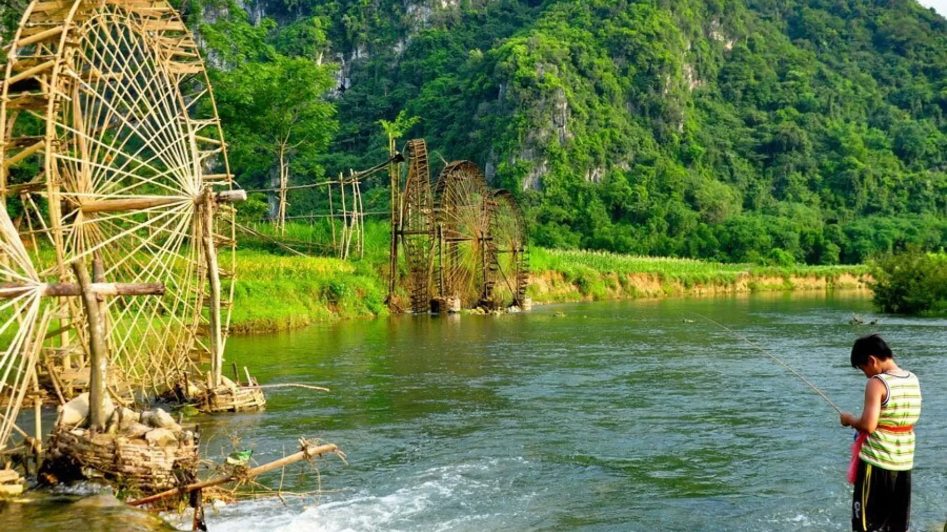 Les roues hydrauliques traditionnelles Thai