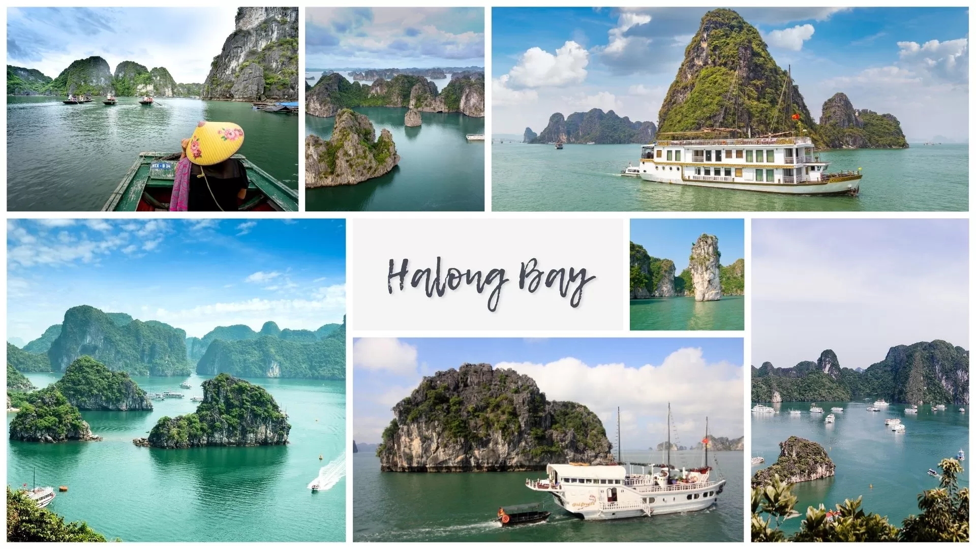 The beauty of Halong Bay