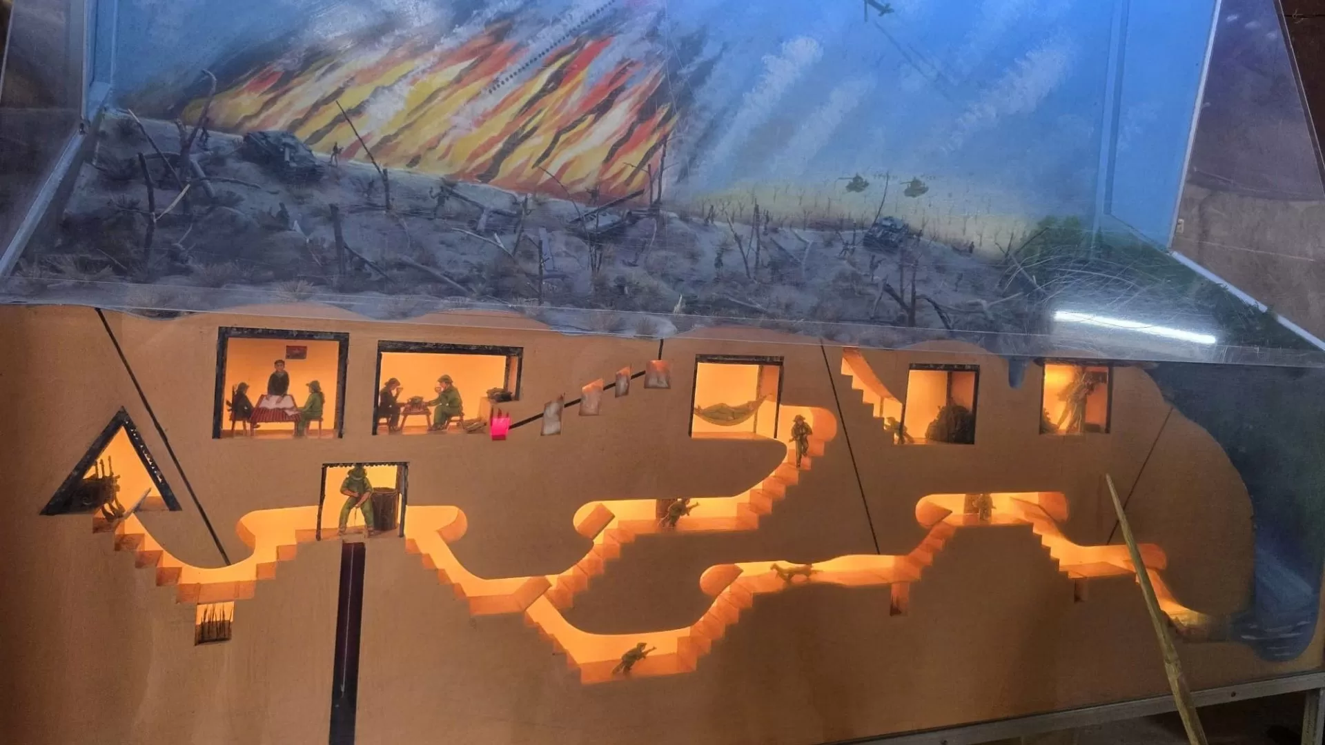 Model of Ben Dinh tunnels