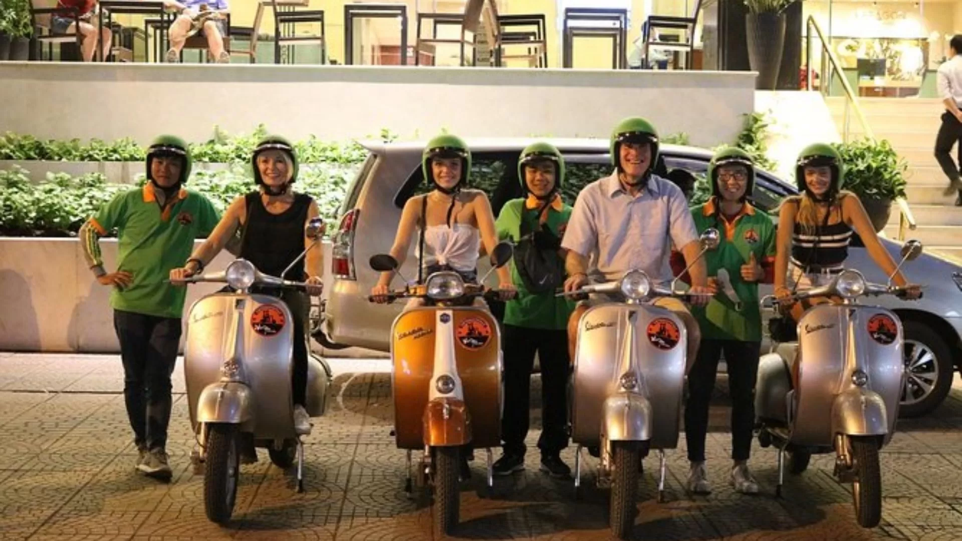 Explore the city on Vespa