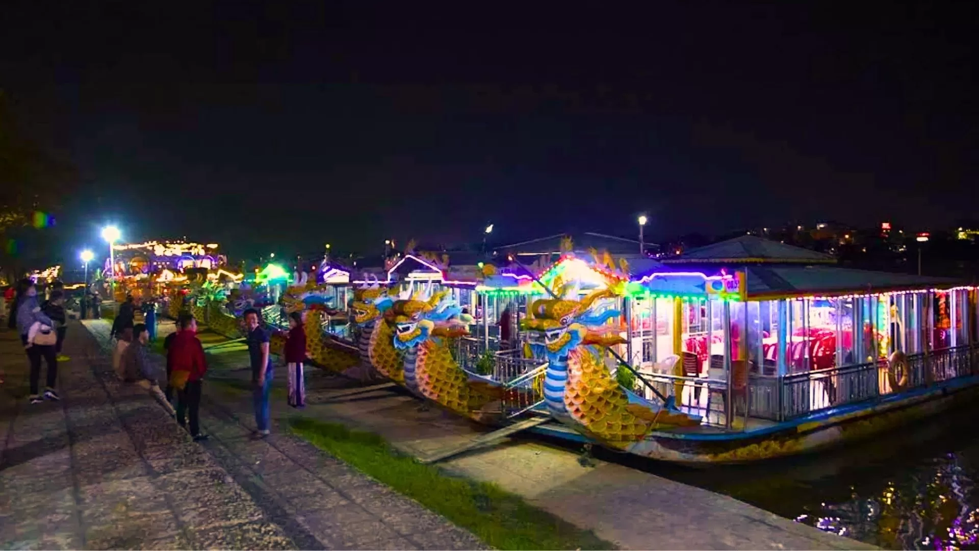 Take a dragon boat cruise and enjoy traditional Hue music