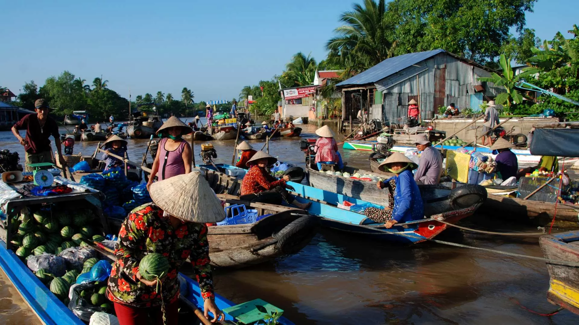 Tra On Floating Market