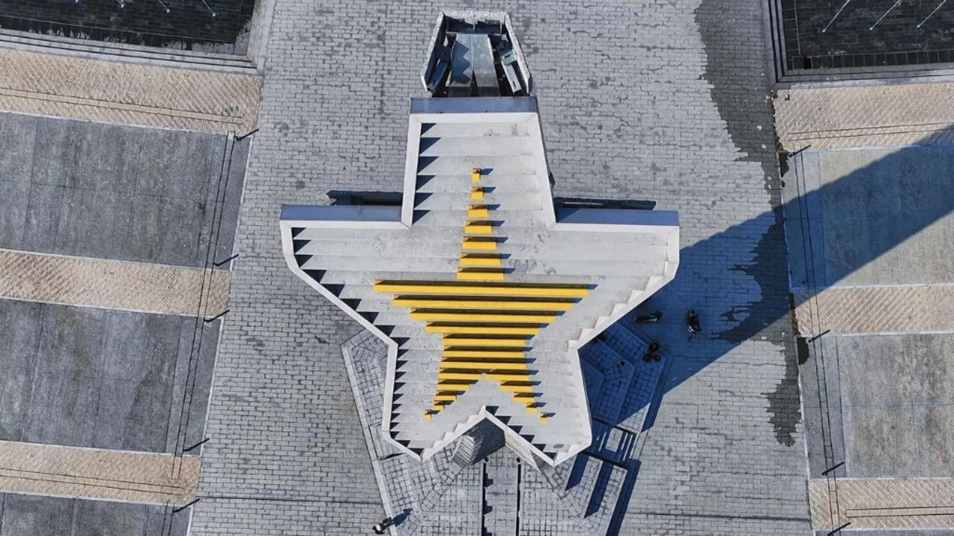 Aerial view of Victory Tower