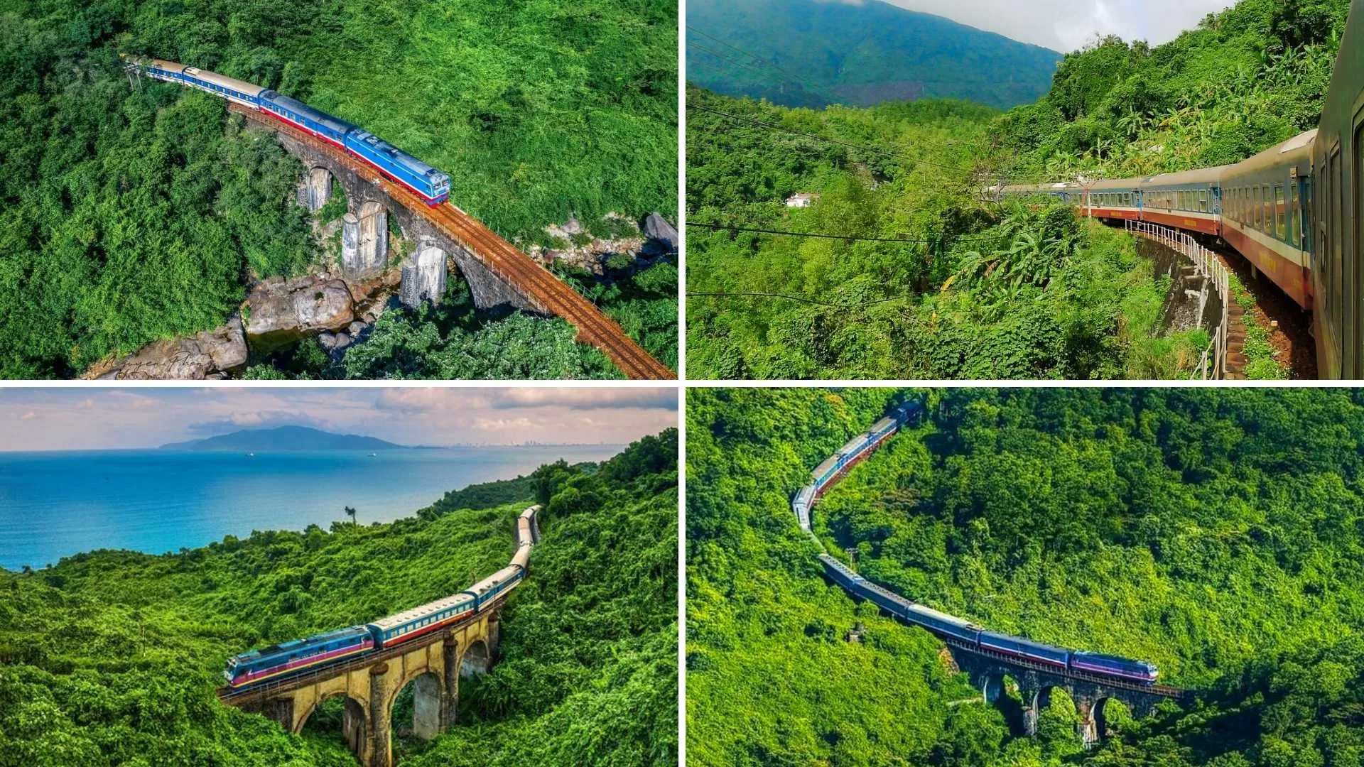 The most beautiful railway route in Vietnam crosses Hai Van Pass