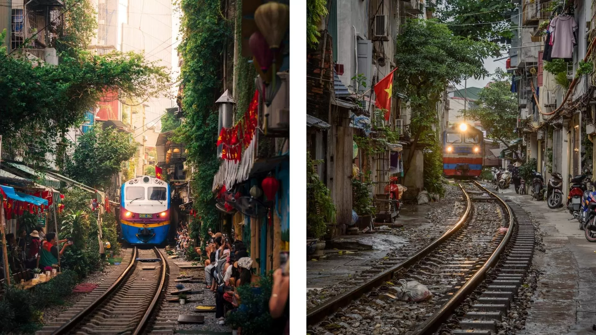 Hanoi train street