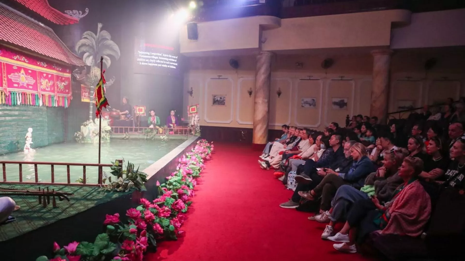 Water puppet show is an engaging entertainment for all ages