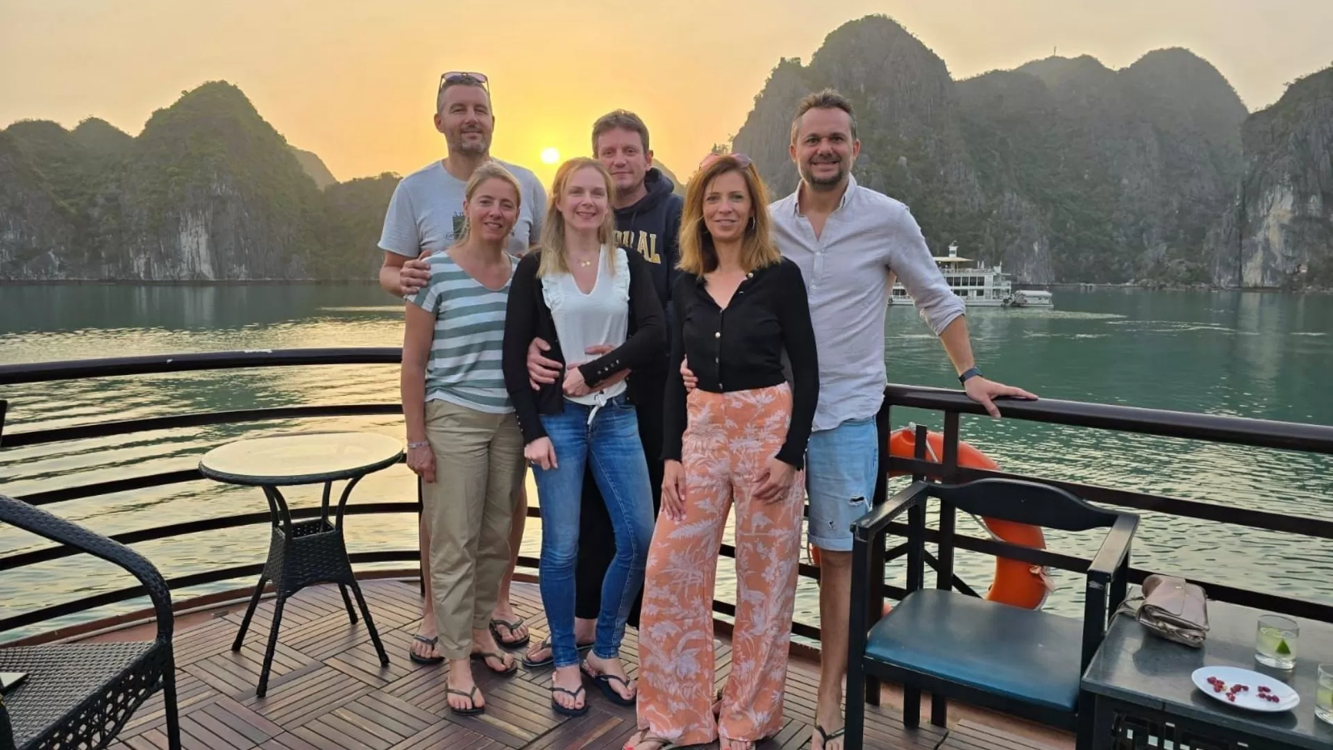 Feedback of Hanoi Voyages' costumers in their cruise Halong trip