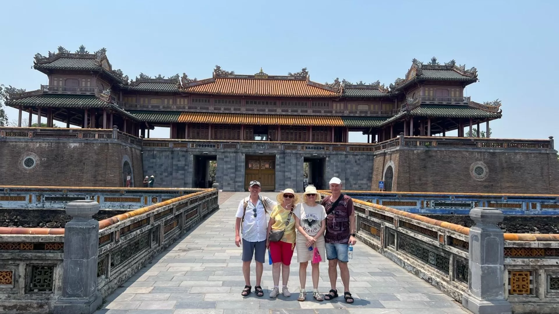Our customers in their trip to Hue Imperial City