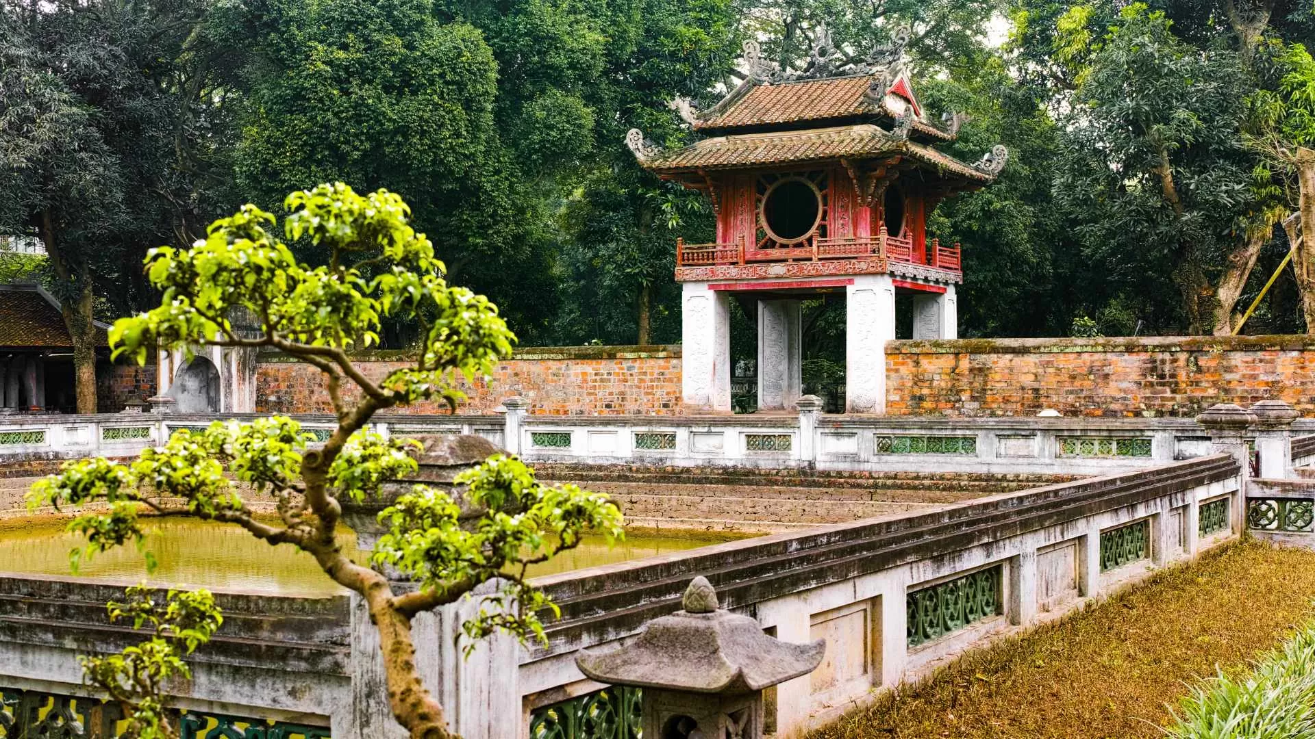 Visiting the Temple of Literature Hanoi