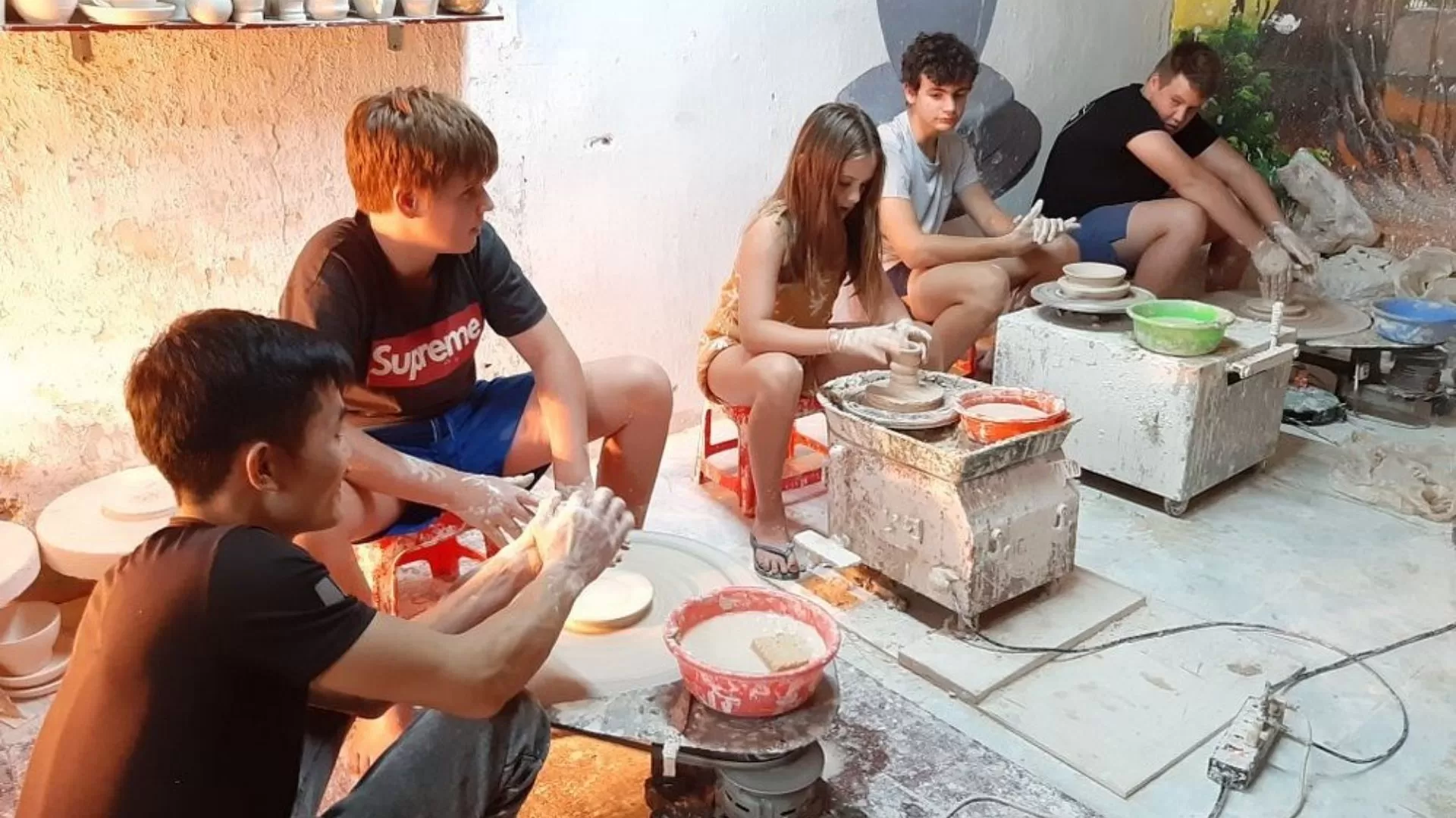 Pottery-making workshop