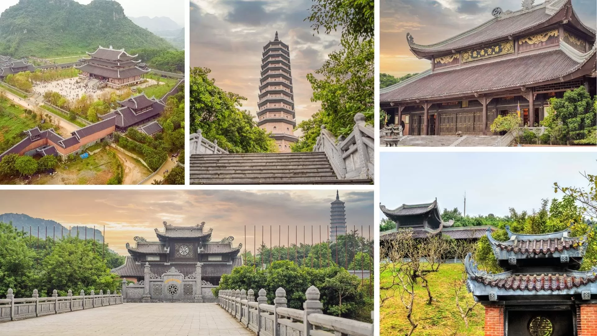 The gigantic Bai Dinh Pagoda