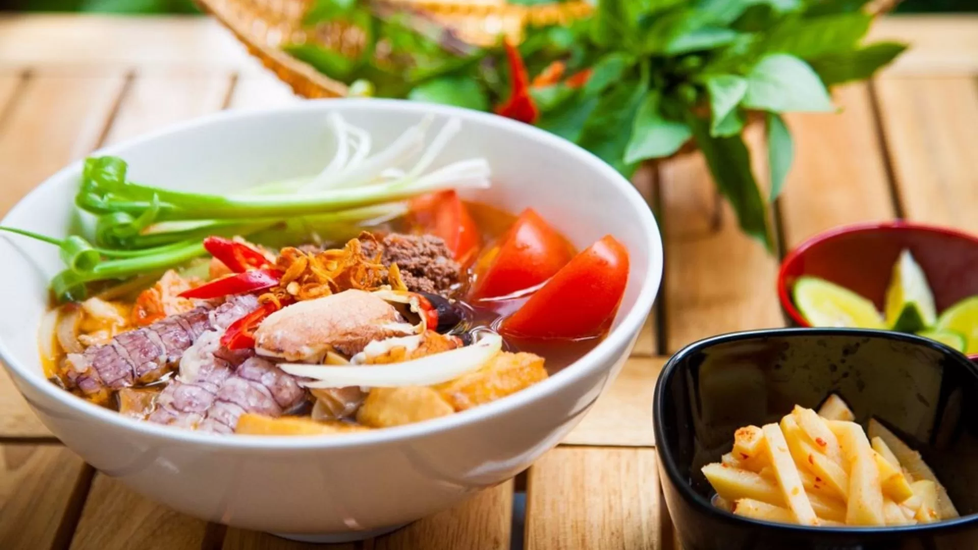 Soupe de nouilles au squille