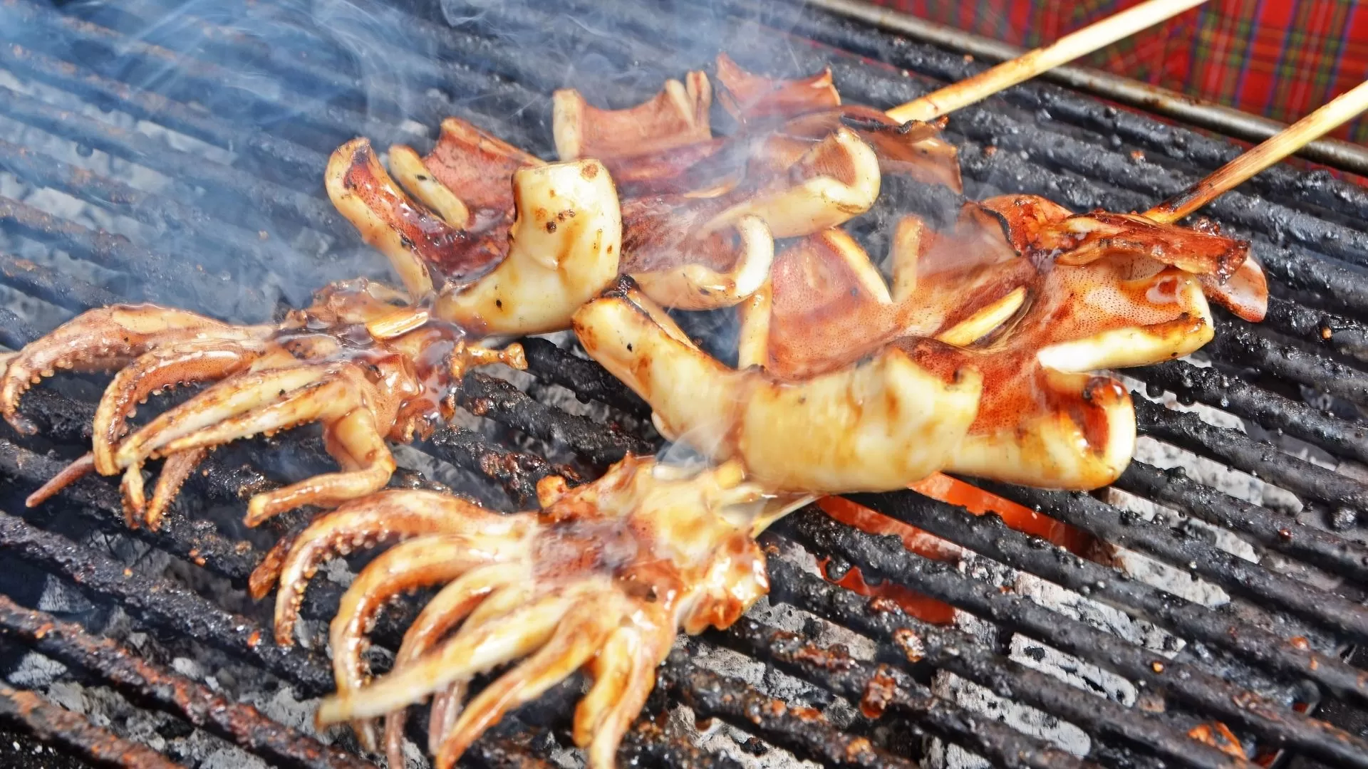 Grilled squid