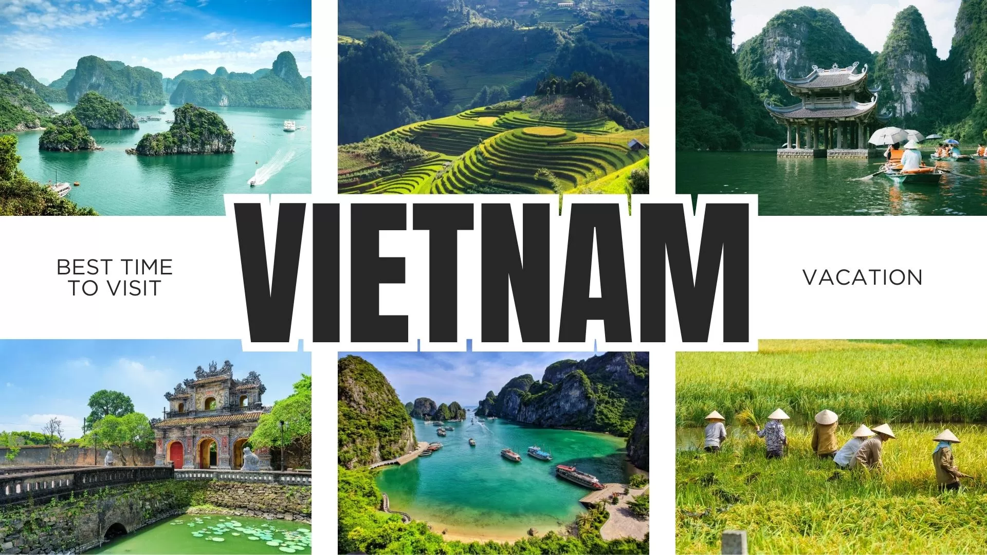 From November to April - Best time to víist Vietnam